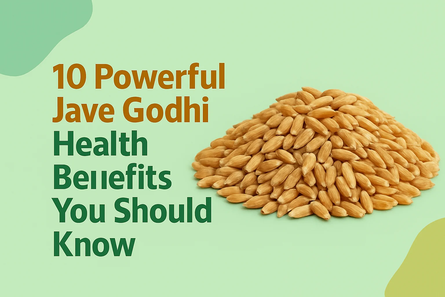 You are currently viewing 10 Powerful Jave Godhi Health Benefits You Should Know