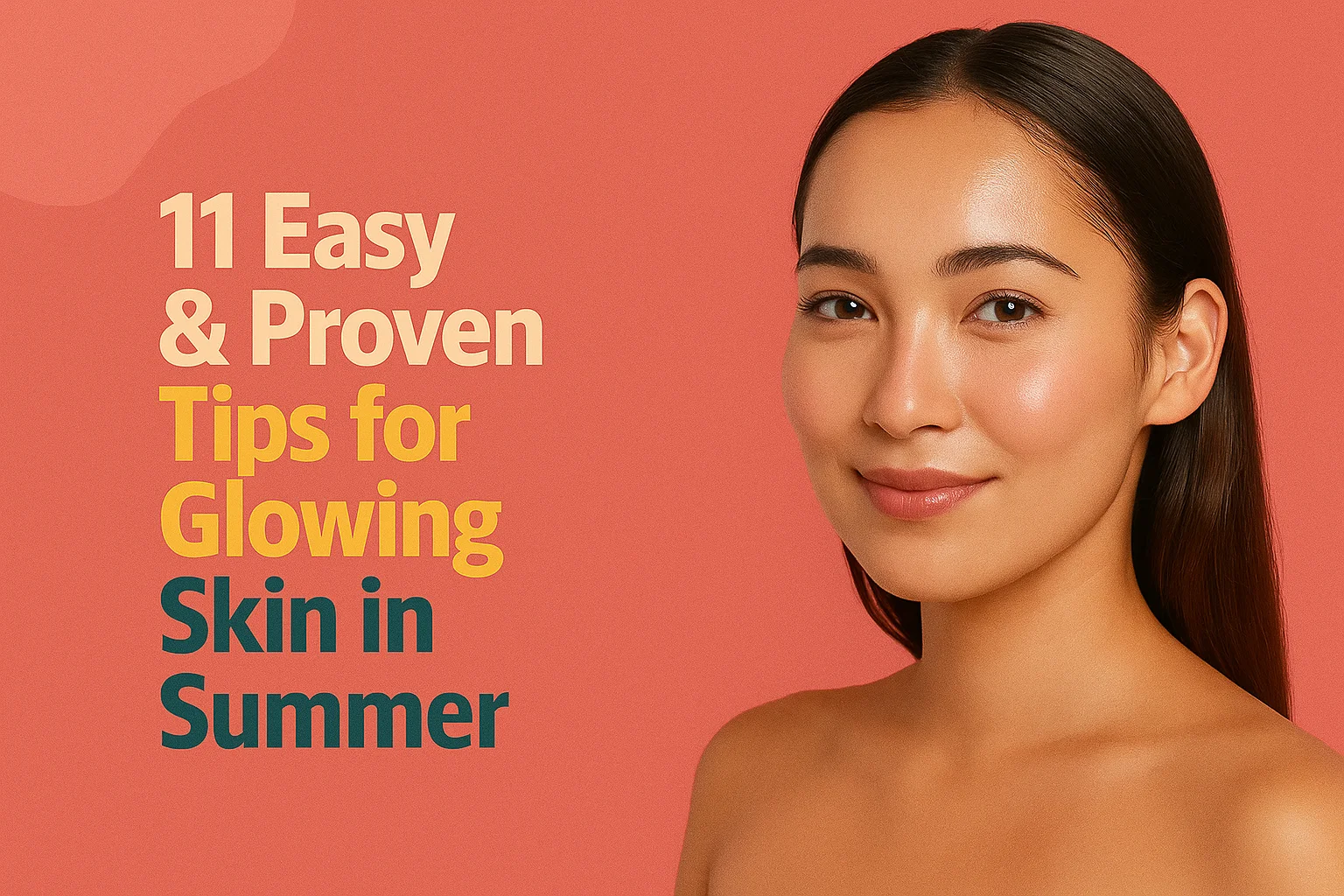 You are currently viewing 11 Easy & Proven Tips for Glowing Skin in Summer
