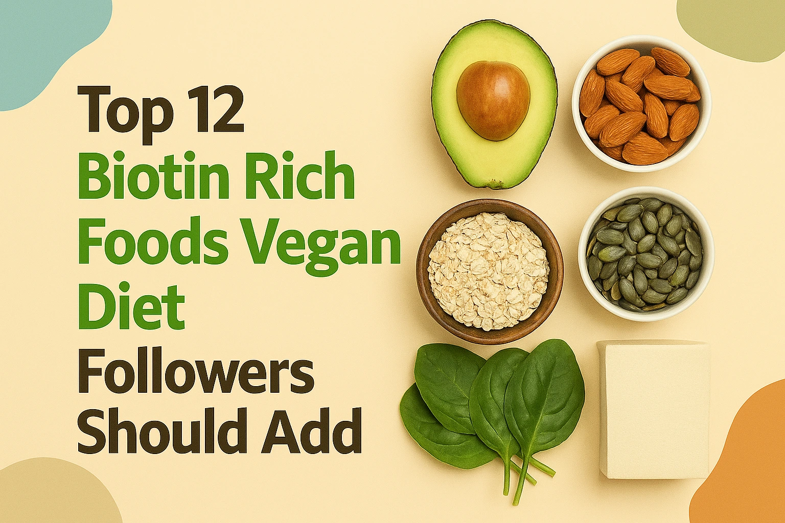You are currently viewing Top 12 Biotin Rich Foods Vegan Diet Followers Should Add