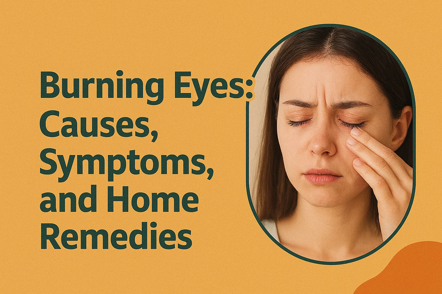 You are currently viewing Burning Eyes: Causes, Symptoms, and Home Remedies