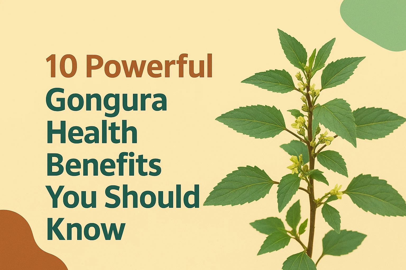 You are currently viewing 10 Powerful Gongura Health Benefits You Should Know